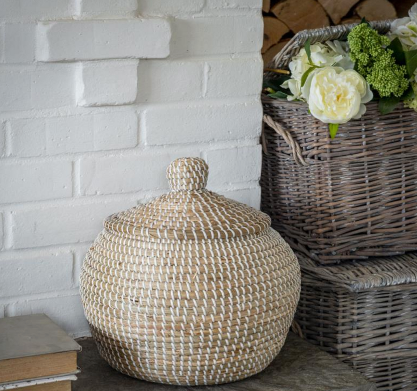Seagrass Snake Charmers Basket