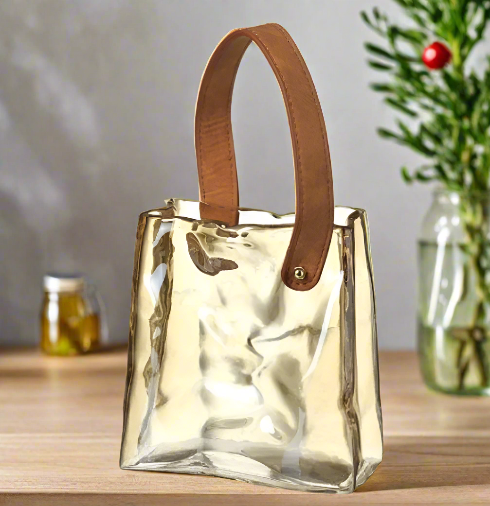 Gold Bag Vase