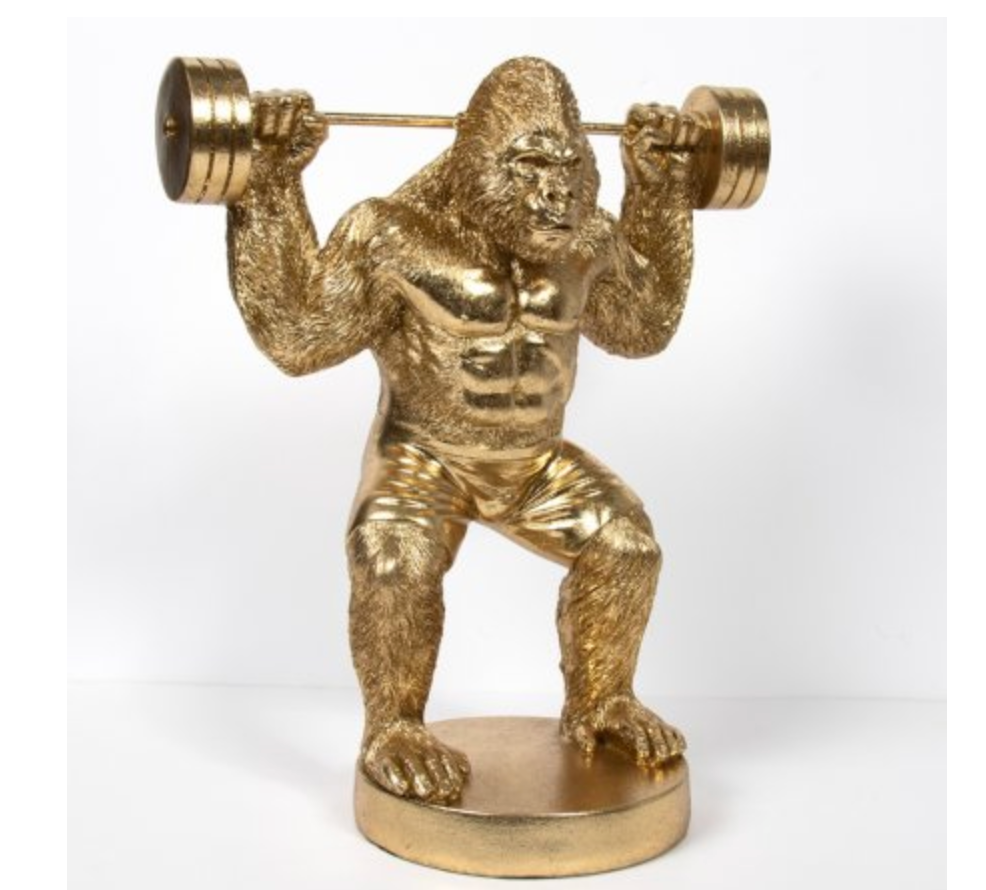 Gold Gorilla lifting Bar Bell