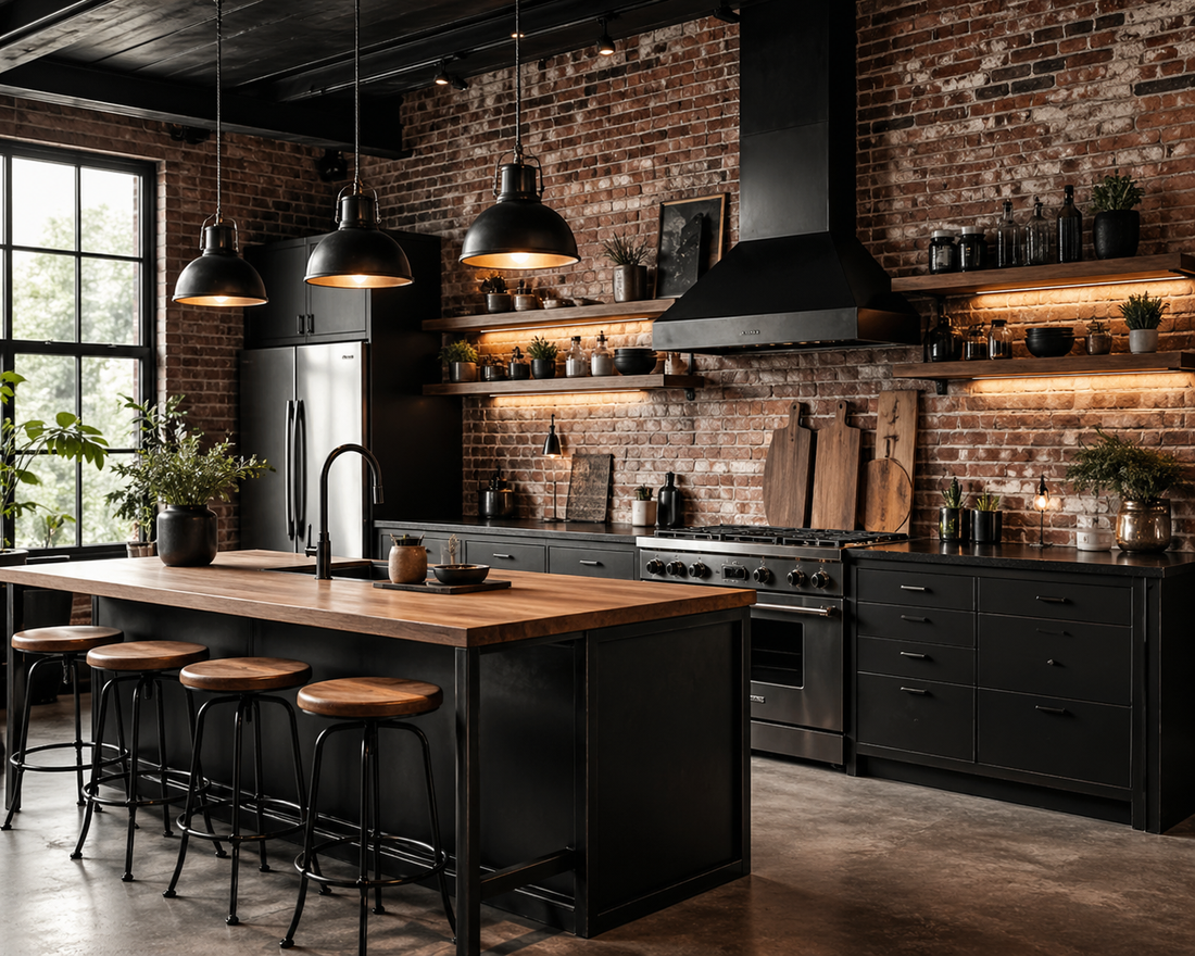 Industrial Interior Design: Raw Materials, Refined Living