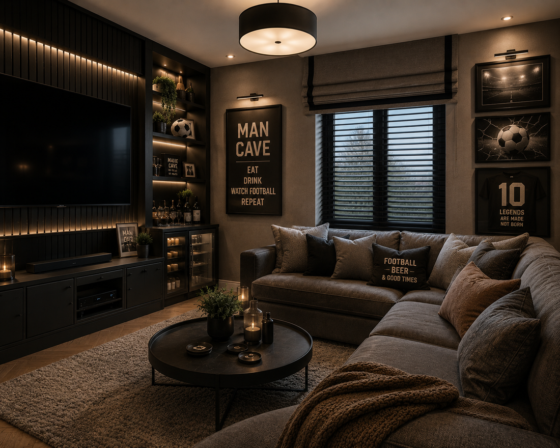 the TV room