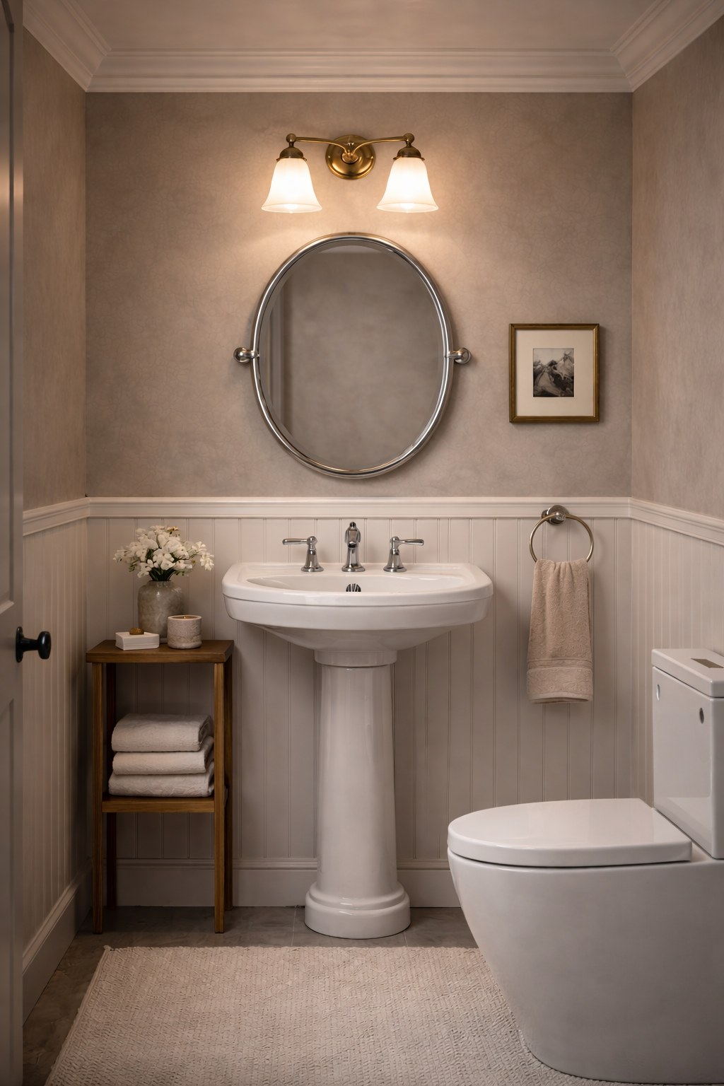 Ideal Lighting Set up for a Cloakroom
