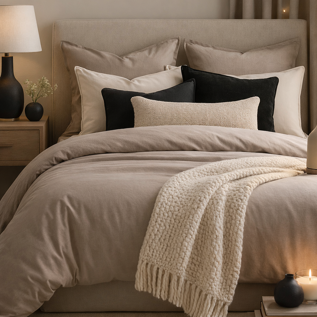 How to make a bed / bedroom cosy
