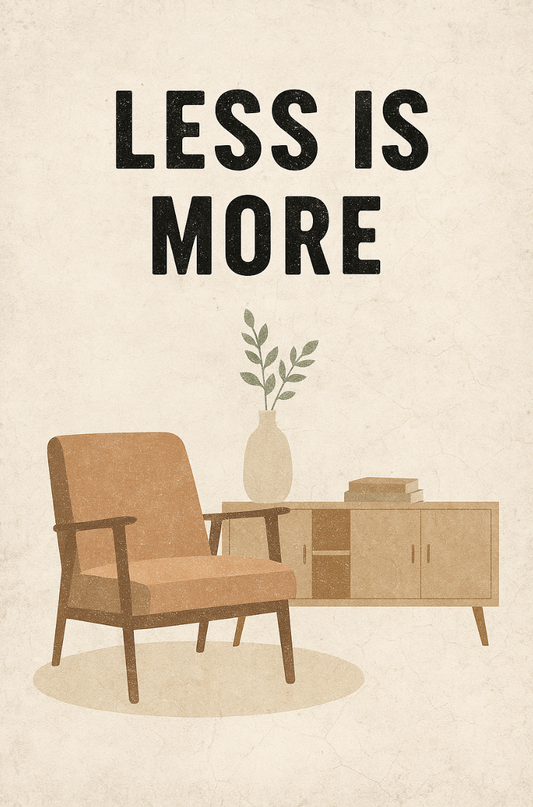 Less is more - Accessorising your home