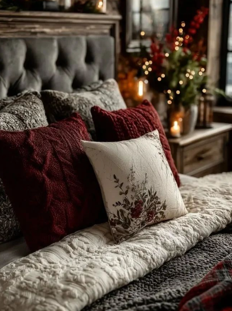 Decorating your home for Christmas - Bedrooms