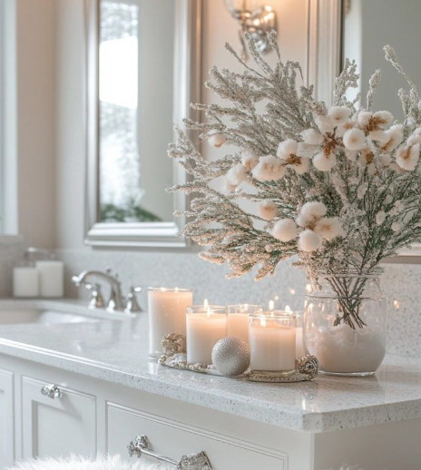 Decorating your home for Christmas - Bathroom/Cloakroom