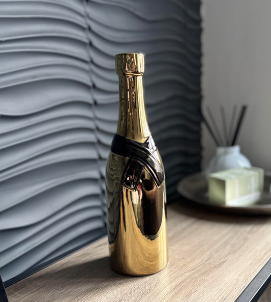 Champagne Bottle Vase