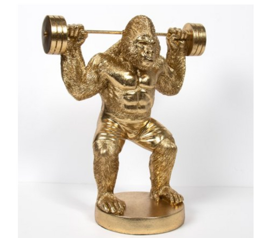 Gold Gorilla lifting Bar Bell